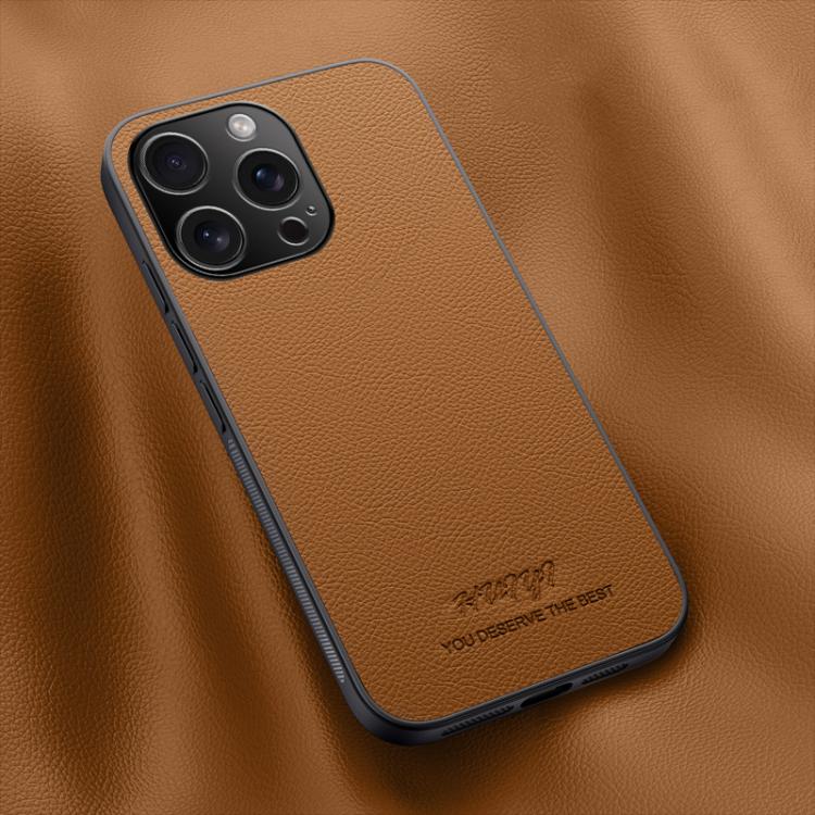 HUIYI Leather Magnetic Phone Case, For iPhone 16, For iPhone 15 Pro Max, For iPhone 15 Pro, For iPhone 15 Plus
