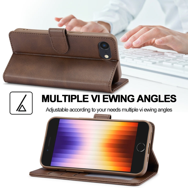 LC.IMEEKE Calf Texture Horizontal Flip Leather Case, For iPhone 17 Pro Max, For iPhone 17 Pro, For iPhone 17, For iPhone 17 Air