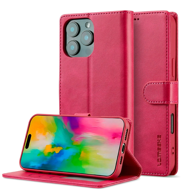 LC.IMEEKE Calf Texture Horizontal Flip Leather Case, iPhone 16e, For iPhone 16 Pro Max