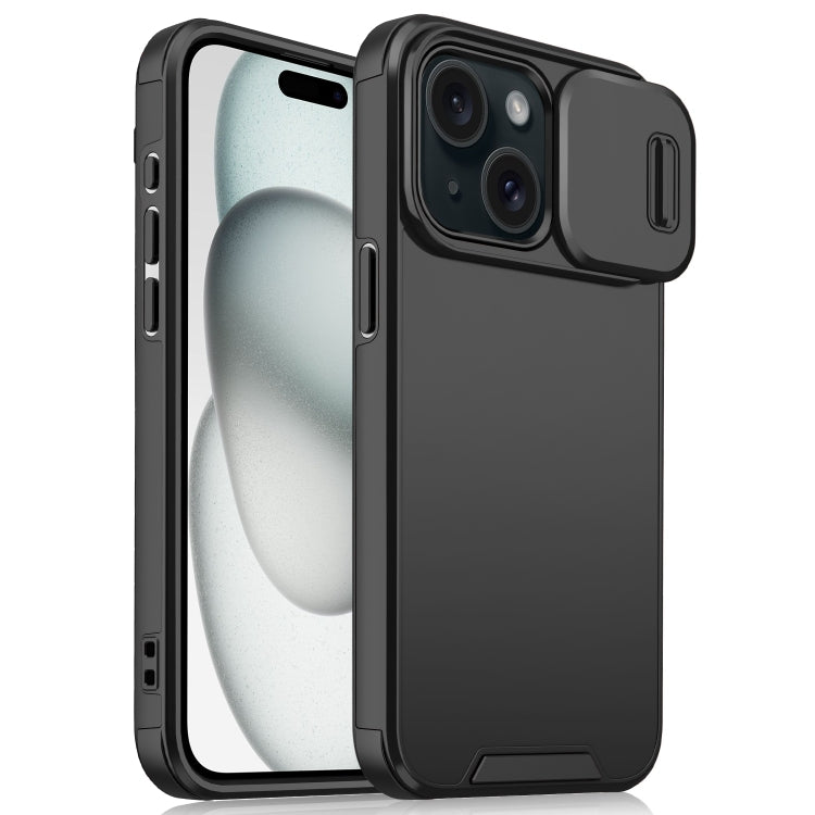 Sliding Camshield TPU + PC Phone Case, For iPhone 15 Pro Max, For iPhone 15 Pro, For iPhone 15 Plus / 14 Plus, For iPhone 15