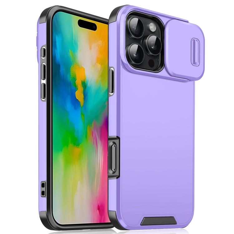 Sliding Camshield TPU + PC Phone Case, For iPhone 16 Pro Max, For iPhone 16 Pro, For iPhone 16 Plus, For iPhone 16