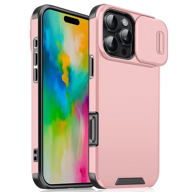 Sliding Camshield TPU + PC Phone Case, For iPhone 16 Pro Max, For iPhone 16 Pro, For iPhone 16 Plus, For iPhone 16