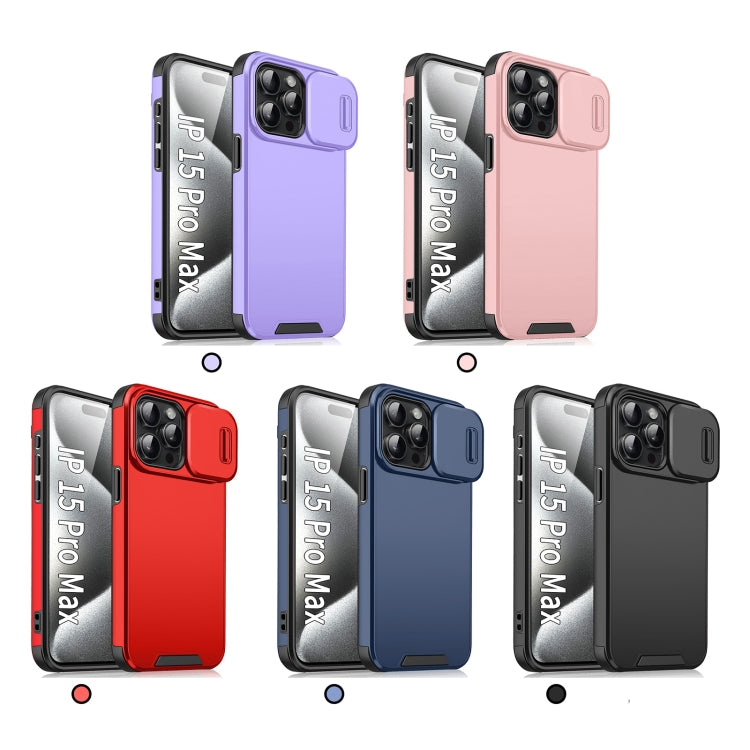 Sliding Camshield TPU + PC Phone Case, For iPhone 15 Pro Max, For iPhone 15 Pro, For iPhone 15 Plus / 14 Plus, For iPhone 15