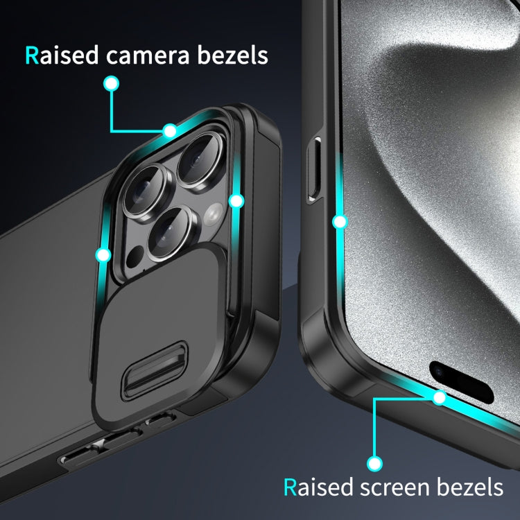 Sliding Camshield TPU + PC Phone Case, For iPhone 15 Pro Max, For iPhone 15 Pro, For iPhone 15 Plus / 14 Plus, For iPhone 15