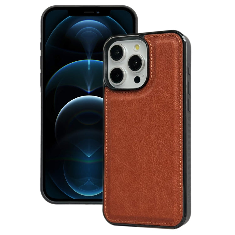 Cowhide Texture Back Cover Phone Case, For iPhone 12 / 12 Pro, For iPhone 12 Pro Max