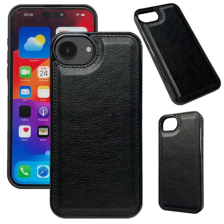 Cowhide Texture Back Cover Phone Case, For iPhone 16e, For iPhone 16 Pro Max, For iPhone 16 Pro, For iPhone 16 Plus