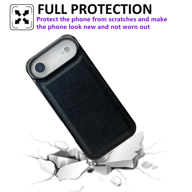 Cowhide Texture Back Cover Phone Case, For iPhone Air, For iPhone 16 Pro Max, For iPhone 16 Pro, For iPhone 16 Plus