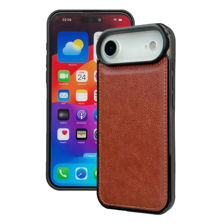 Cowhide Texture Back Cover Phone Case, For iPhone Air, For iPhone 16 Pro Max, For iPhone 16 Pro, For iPhone 16 Plus