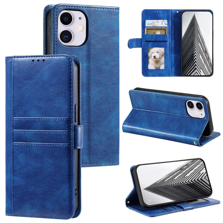 Simple 6-Card Wallet Leather Phone Case, For iPhone 12 mini, For iPhone 11 Pro Max, For iPhone 11