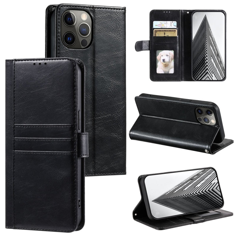 Simple 6-Card Wallet Leather Phone Case, For iPhone 11 Pro