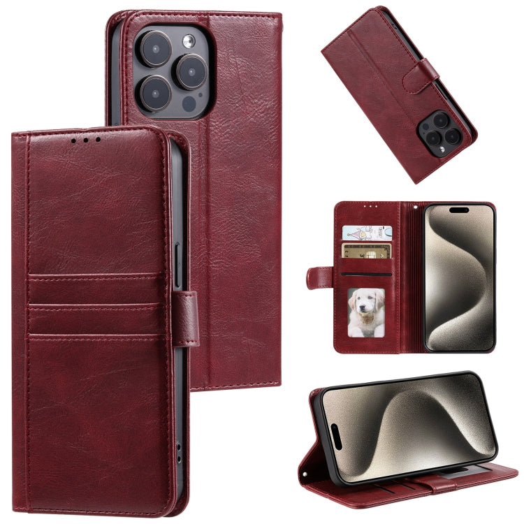 Simple 6-Card Wallet Leather Phone Case
