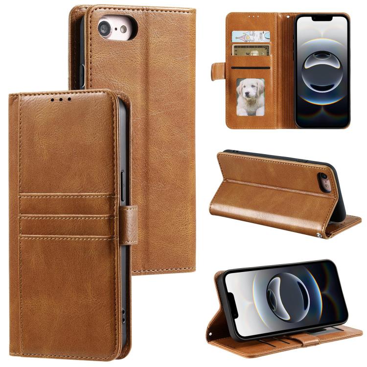 Simple 6-Card Wallet Leather Phone Case