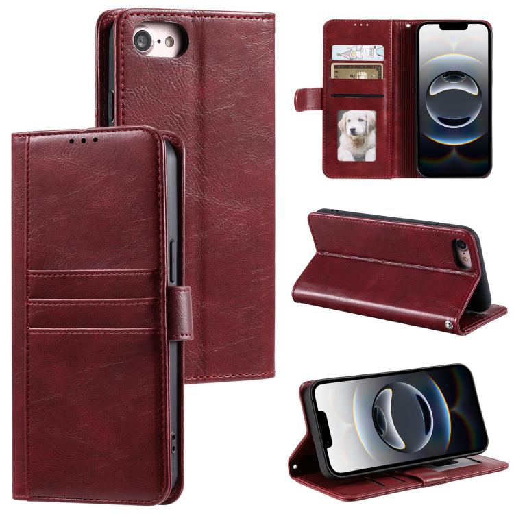 Simple 6-Card Wallet Leather Phone Case