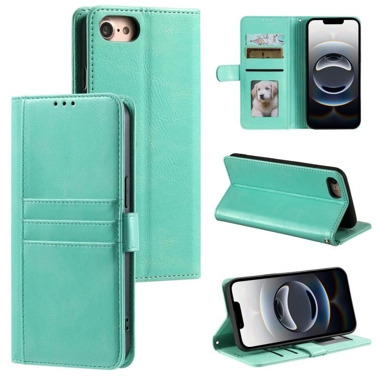 Simple 6-Card Wallet Leather Phone Case