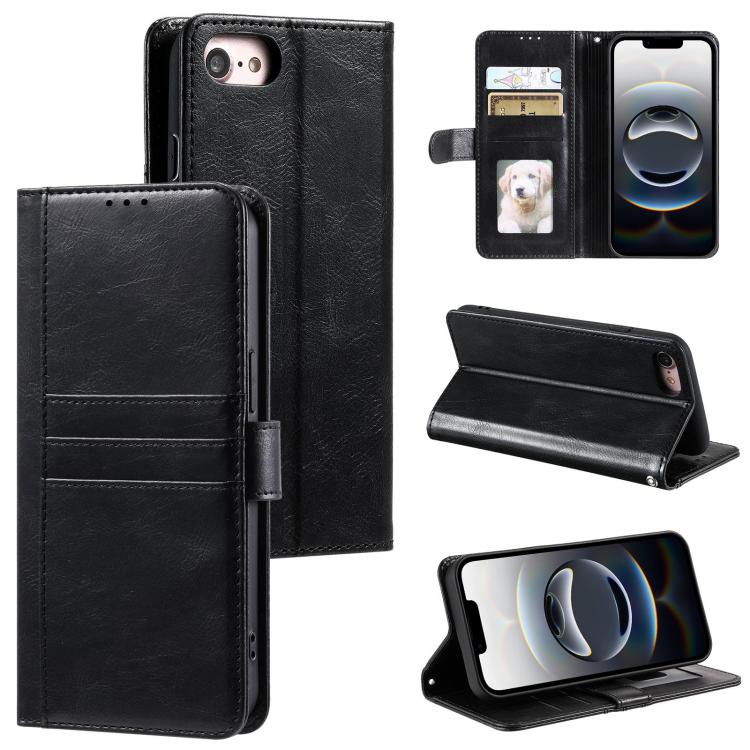 Simple 6-Card Wallet Leather Phone Case