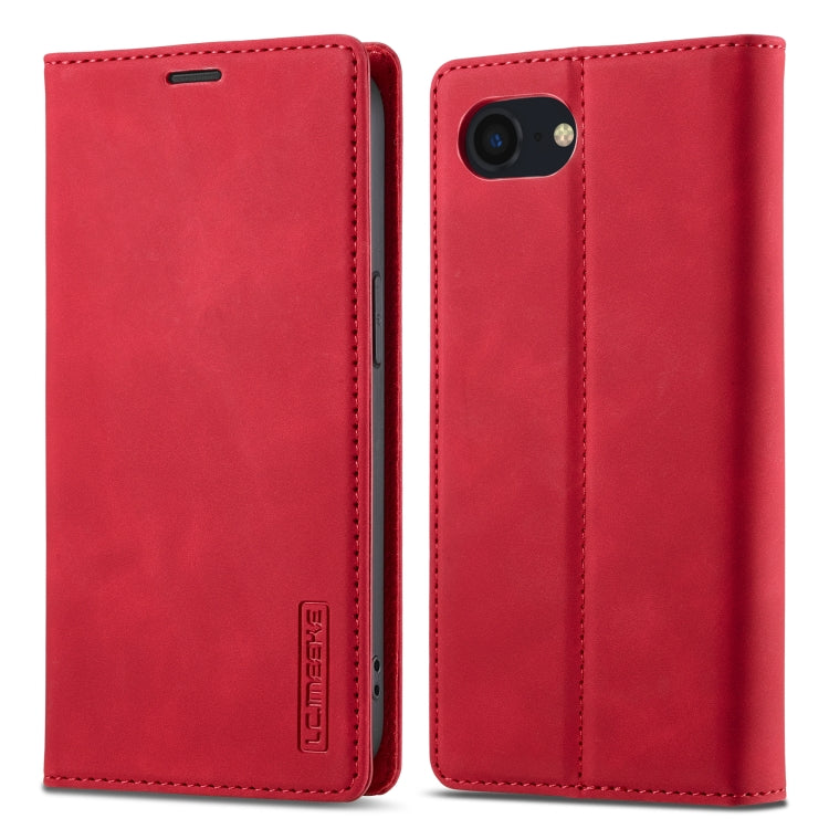 LC.IMEEKE Strong Magnetism Microfiber Leather Phone Case, For iPhone 16 Pro Max, For iPhone 16 Pro, For iPhone 16 Plus, For iPhone 16