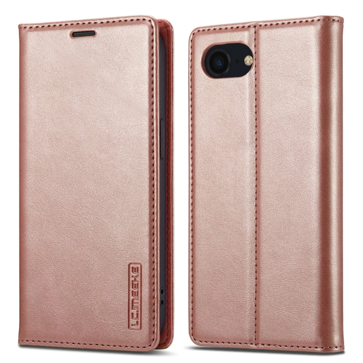 LC.IMEEKE Strong Magnetism Microfiber Leather Phone Case, For iPhone 16 Pro Max, For iPhone 16 Pro, For iPhone 16 Plus, For iPhone 16