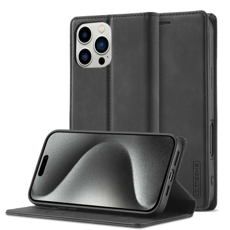 LC.IMEEKE Strong Magnetism Microfiber Leather Phone Case, iPhone 16e