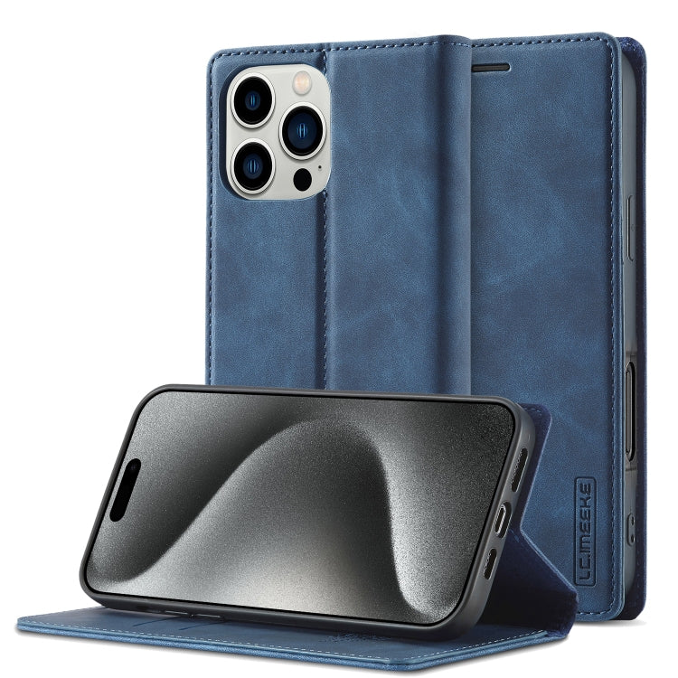 LC.IMEEKE Strong Magnetism Microfiber Leather Phone Case, iPhone 16e