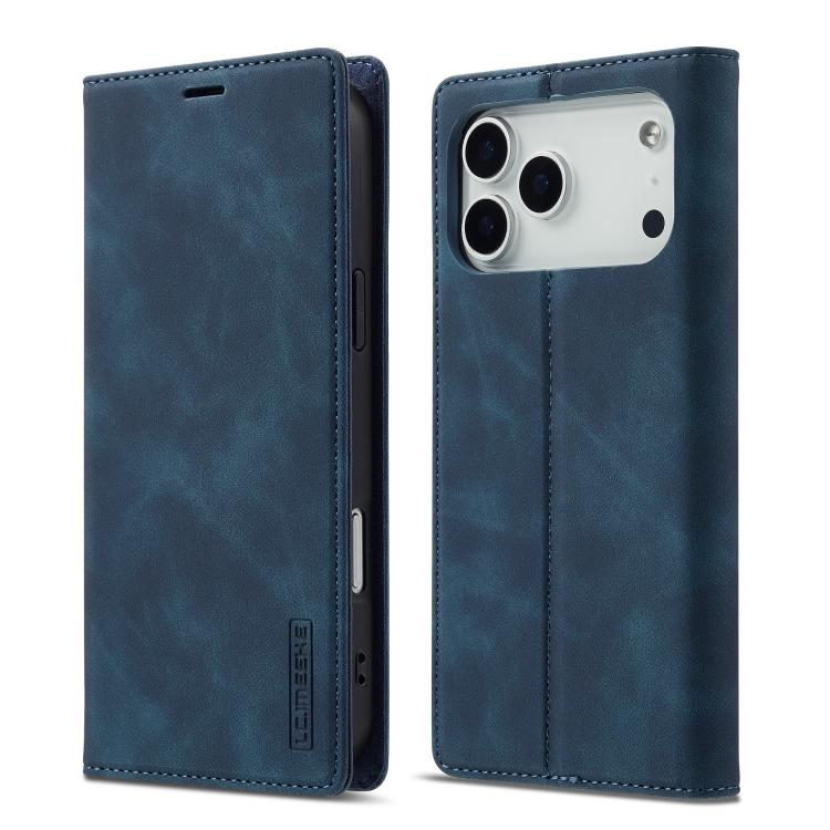 LC.IMEEKE Strong Magnetism Microfiber Leather Phone Case, For iPhone 16 Pro Max, For iPhone 16 Pro, For iPhone 16 Plus, For iPhone 16