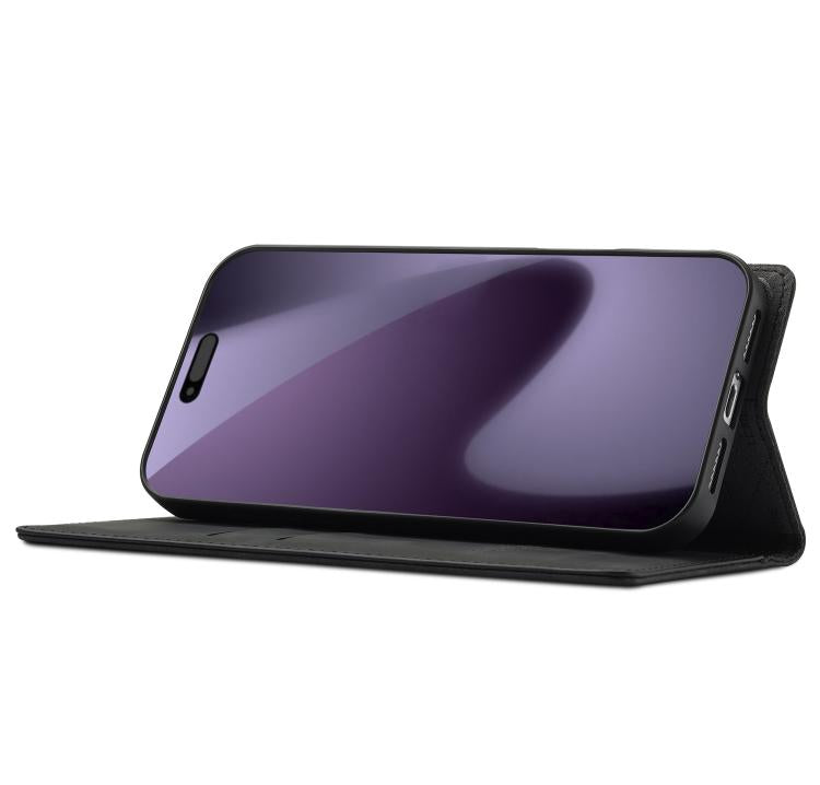 LC.IMEEKE Strong Magnetism Microfiber Leather Phone Case, For iPhone 16 Pro Max, For iPhone 16 Pro, For iPhone 16 Plus, For iPhone 16