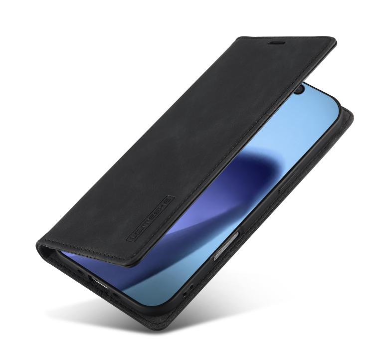 LC.IMEEKE Strong Magnetism Microfiber Leather Phone Case, iPhone 16e