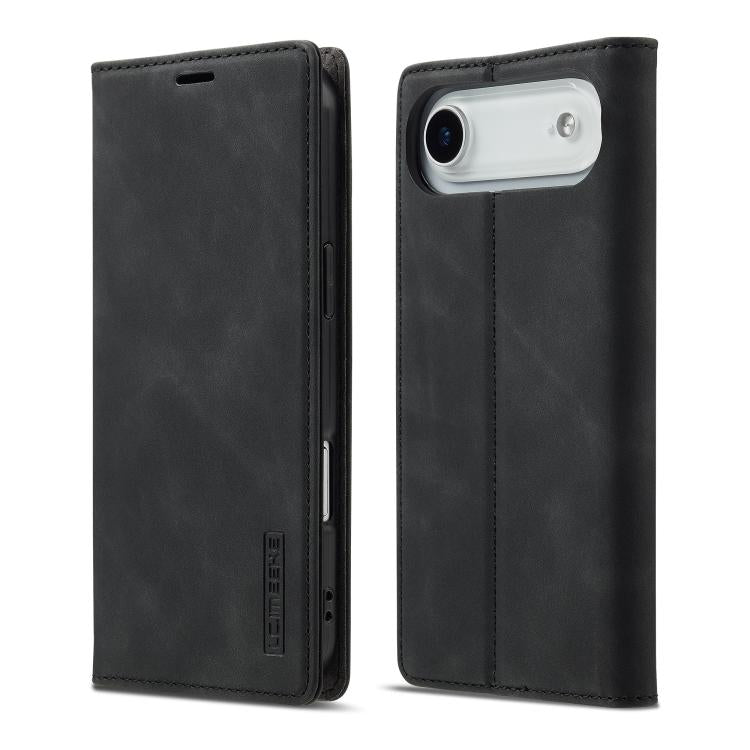 LC.IMEEKE Strong Magnetism Microfiber Leather Phone Case, iPhone 16e