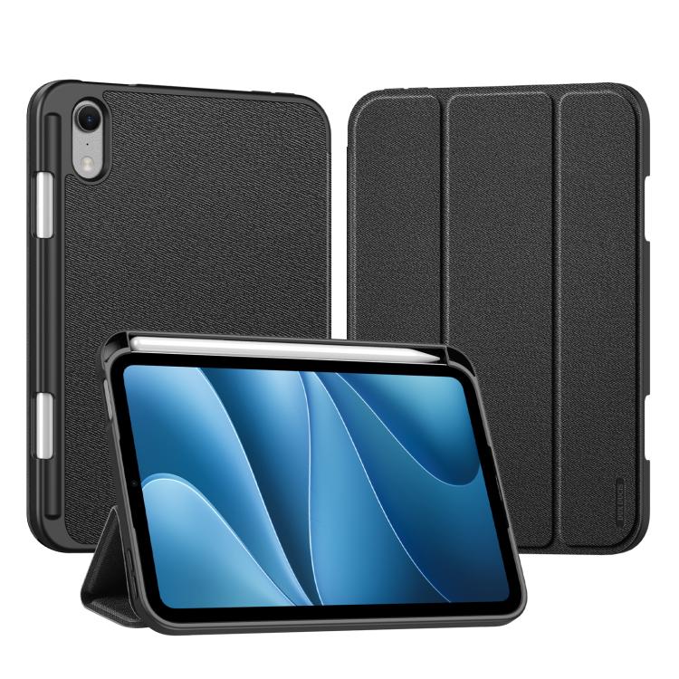 DUX DUCIS Domo Series Cloth Texture Magnetic Leather Tablet Case, For iPad Air 13 2024 / 2025, For iPad Pro 13 2024, For iPad Pro 11 2024