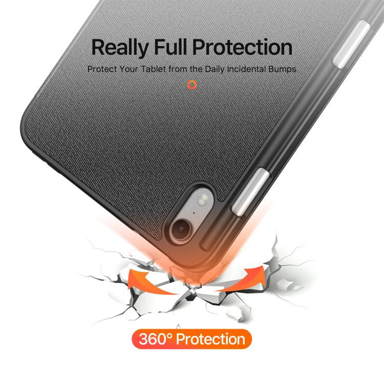 DUX DUCIS Domo Series Cloth Texture Magnetic Leather Tablet Case, For iPad Air 13 2024 / 2025, For iPad Pro 13 2024, For iPad Pro 11 2024