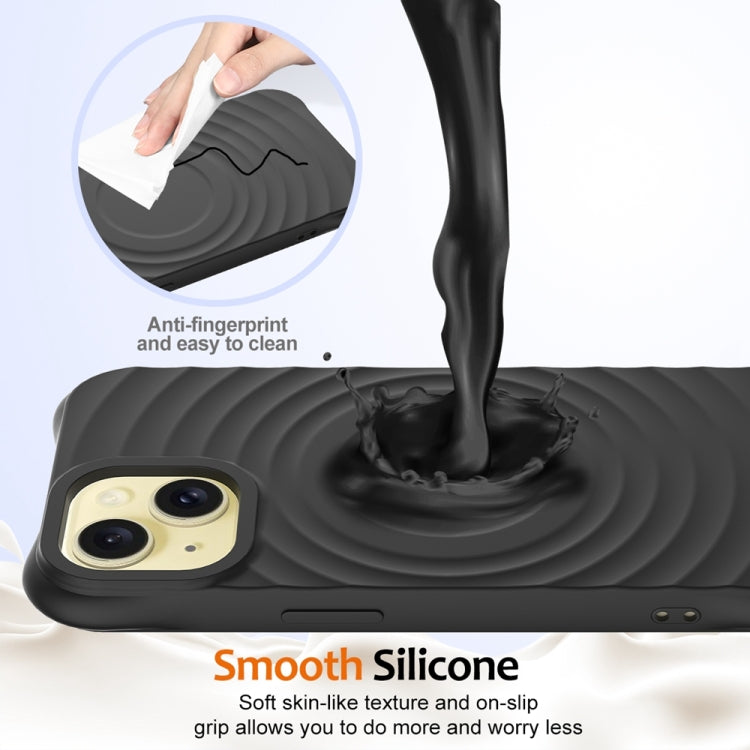 Wave Texture MagSafe Magnetic Liquid Silicone Phone Case, For iPhone 15, For iPhone 14 Plus, For iPhone 14, For iPhone 14 Pro
