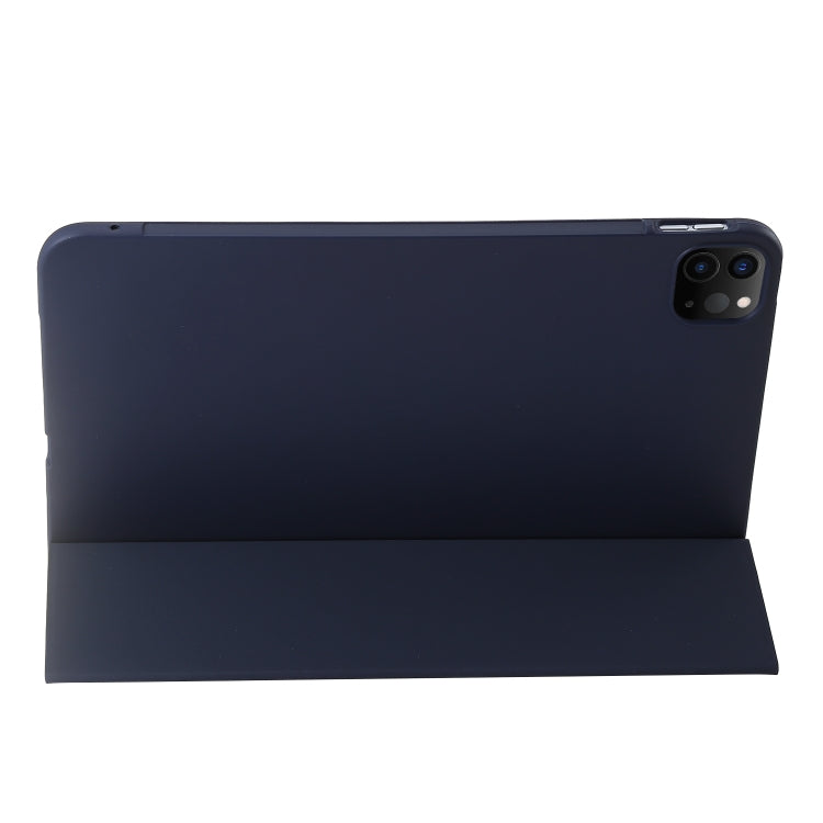 Three-fold Holder Flip Tablet Leather Case, For iPad Pro 13 2024, For iPad Pro 11 2024