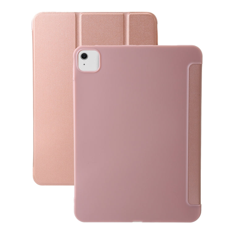 Three-fold Holder Flip Tablet Leather Case, For iPad Air 11 2025 / 2024, For iPad Air 13 2025 / 2024