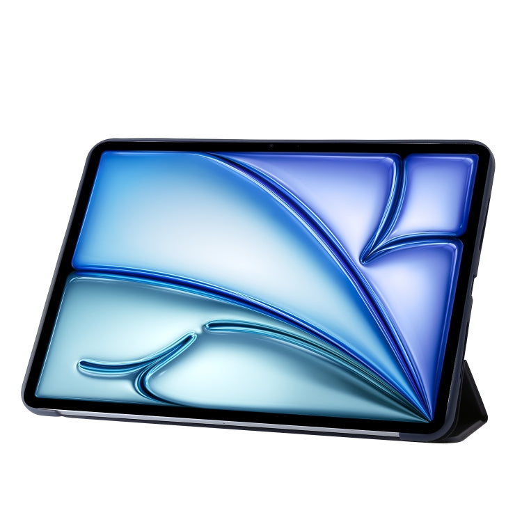 Three-fold Holder Flip Tablet Leather Case, For iPad Air 11 2025 / 2024, For iPad Air 13 2025 / 2024