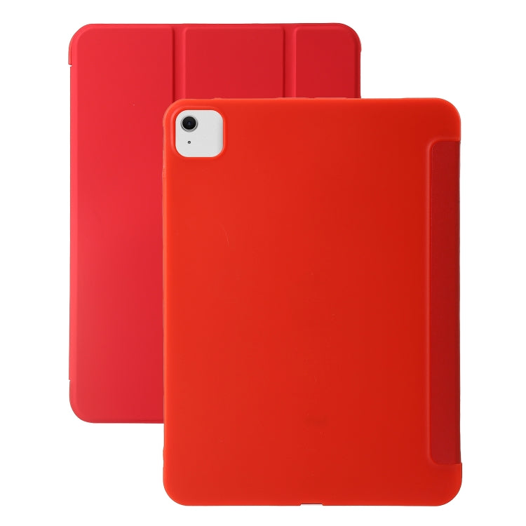 Three-fold Holder Flip Tablet Leather Case, For iPad Air 11 2025 / 2024, For iPad Air 13 2025 / 2024