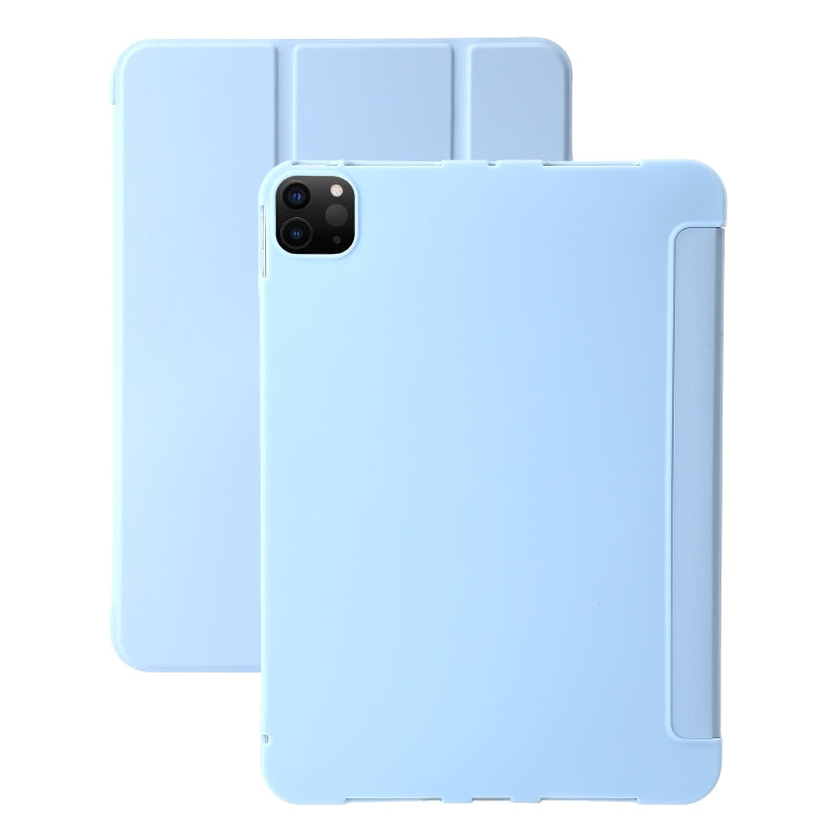 Three-fold Holder Flip Tablet Leather Case, For iPad Pro 13 2024, For iPad Pro 11 2024