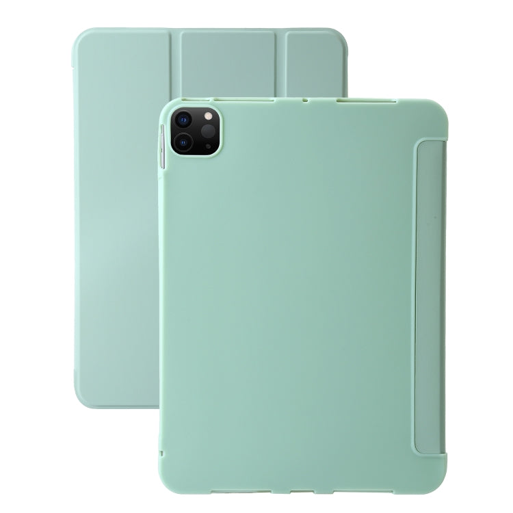 Three-fold Holder Flip Tablet Leather Case, For iPad Pro 13 2024, For iPad Pro 11 2024