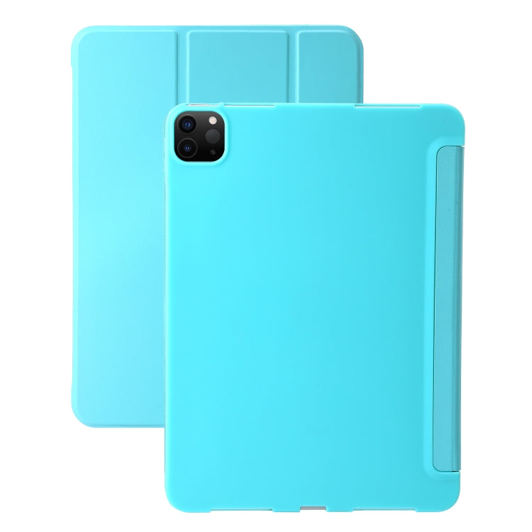 Three-fold Holder Flip Tablet Leather Case, For iPad Pro 13 2024, For iPad Pro 11 2024