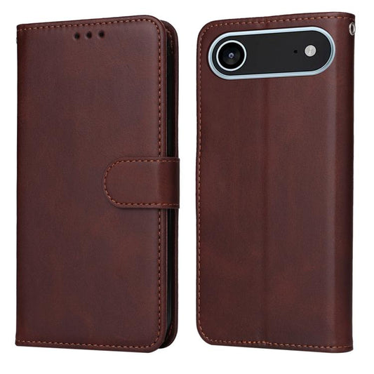 Classic Calf Texture Flip Leather Phone Case, For iPhone 16e, For iPhone 16 Pro Max, For iPhone 16 Pro, For iPhone 16 Plus