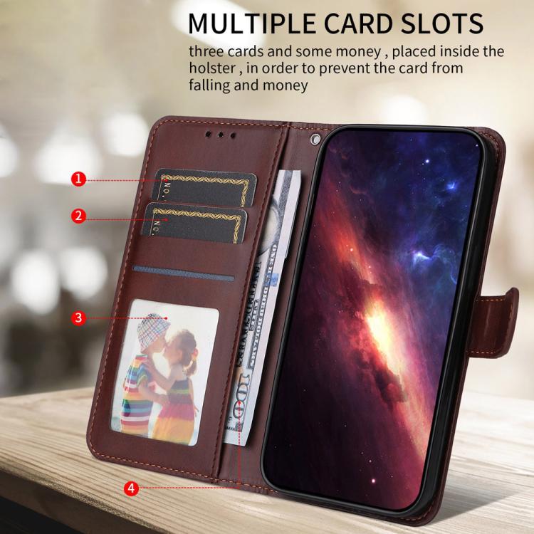 Classic Calf Texture Flip Leather Phone Case, For iPhone 16e, For iPhone 16 Pro Max, For iPhone 16 Pro, For iPhone 16 Plus