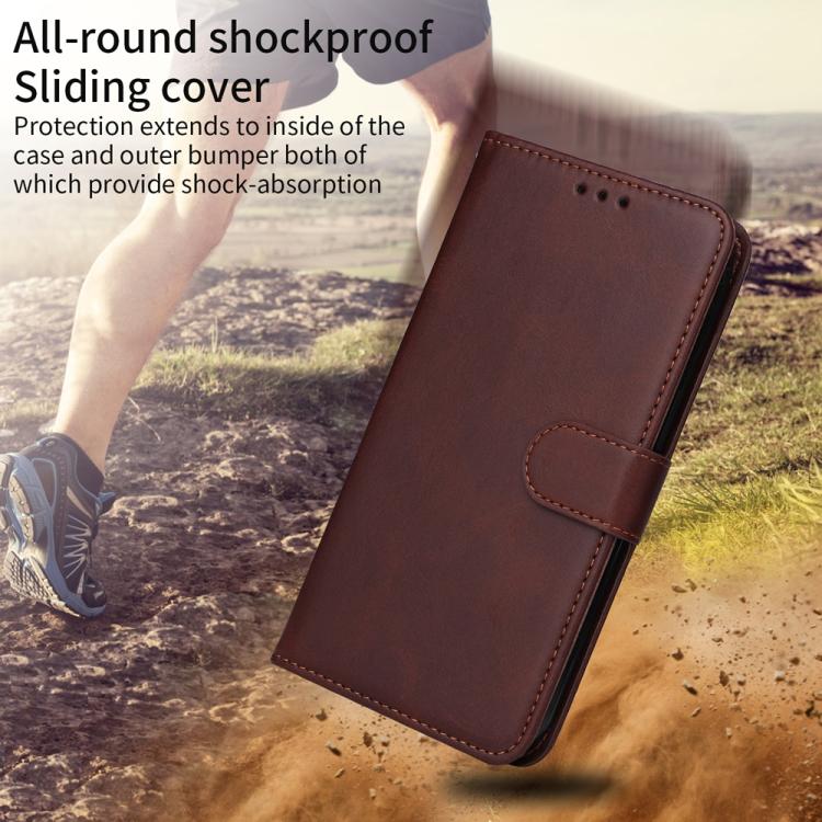 Classic Calf Texture Flip Leather Phone Case, For iPhone 16e, For iPhone 16 Pro Max, For iPhone 16 Pro, For iPhone 16 Plus