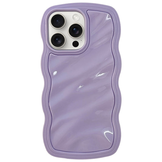 Solid Color Waves PC Hybrid TPU Phone Case, For iPhone 15 Pro Max, For iPhone 15 Pro, For iPhone 15, For iPhone 14