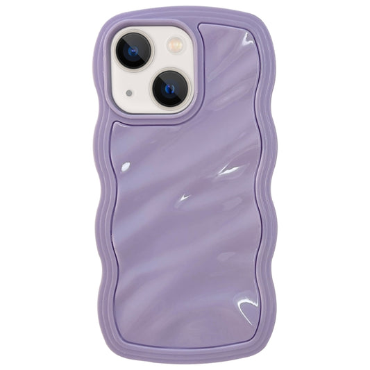 Solid Color Waves PC Hybrid TPU Phone Case, For iPhone 13, For iPhone 12, For iPhone 12 Pro Max, For iPhone 12 Pro