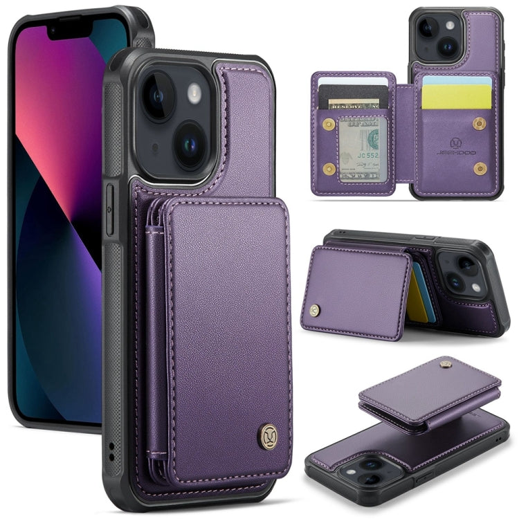 JEEHOOD J05 Business Magnetic Style RFID Leather Phone Case, For iPhone 12 / 12 Pro, For iPhone 12 Pro Max, For iPhone 11 Pro Max, For iPhone 11