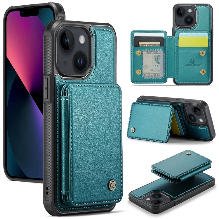 JEEHOOD J05 Business Magnetic Style RFID Leather Phone Case, For iPhone 12 / 12 Pro, For iPhone 12 Pro Max, For iPhone 11 Pro Max, For iPhone 11
