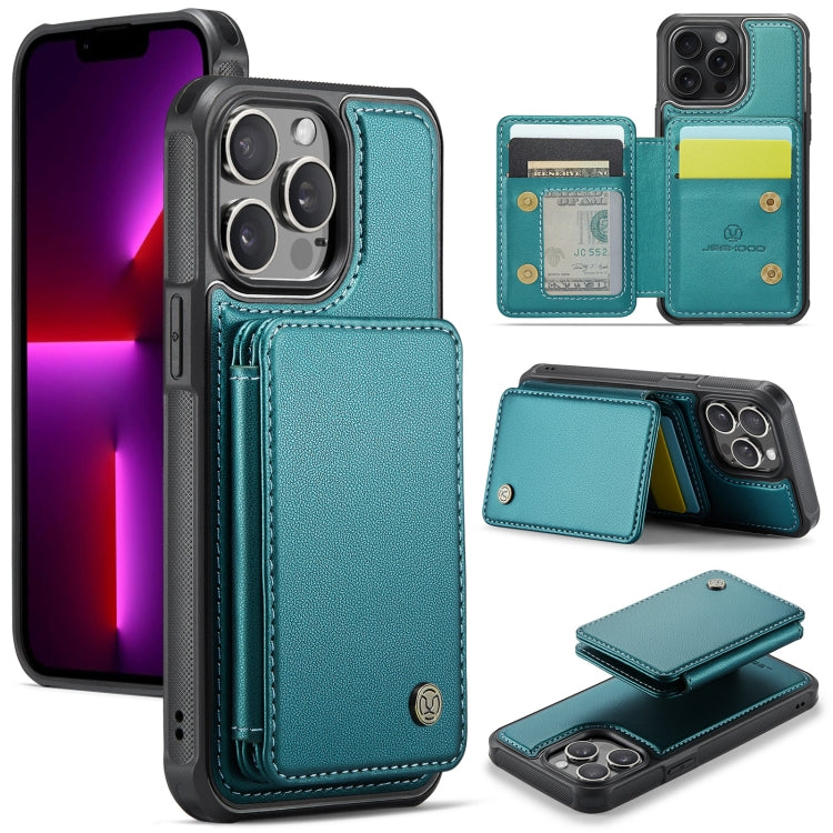 JEEHOOD J05 Business Magnetic Style RFID Leather Phone Case, For iPhone 12 / 12 Pro, For iPhone 12 Pro Max, For iPhone 11 Pro Max, For iPhone 11