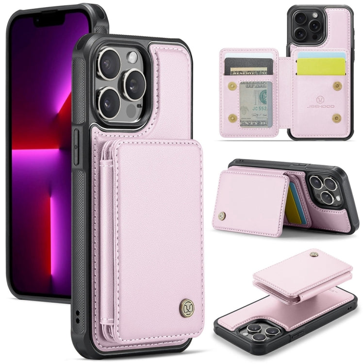 JEEHOOD J05 Business Magnetic Style RFID Leather Phone Case, For iPhone 12 / 12 Pro, For iPhone 12 Pro Max, For iPhone 11 Pro Max, For iPhone 11