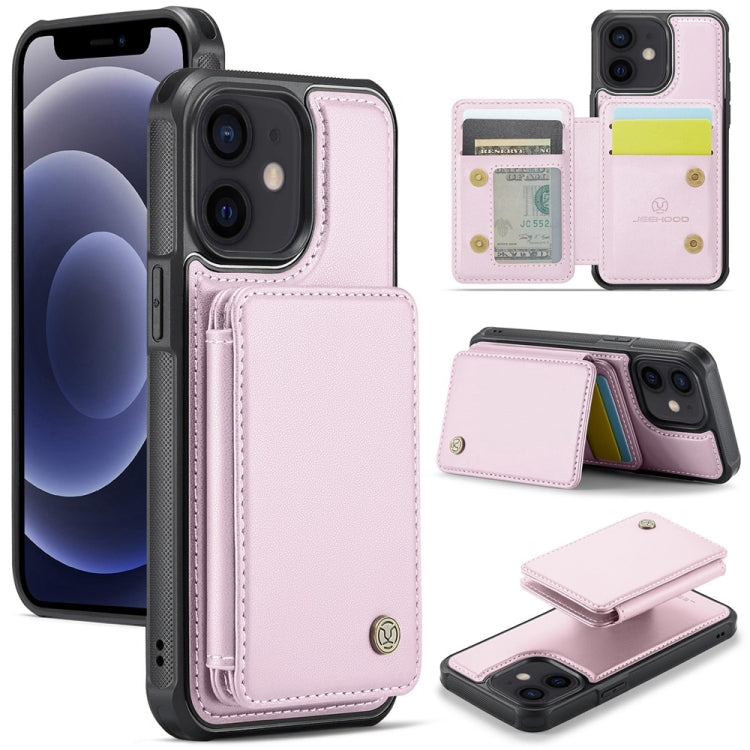 JEEHOOD J05 Business Magnetic Style RFID Leather Phone Case, For iPhone 12 / 12 Pro, For iPhone 12 Pro Max, For iPhone 11 Pro Max, For iPhone 11