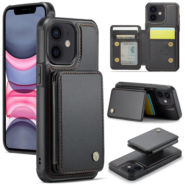 JEEHOOD J05 Business Magnetic Style RFID Leather Phone Case