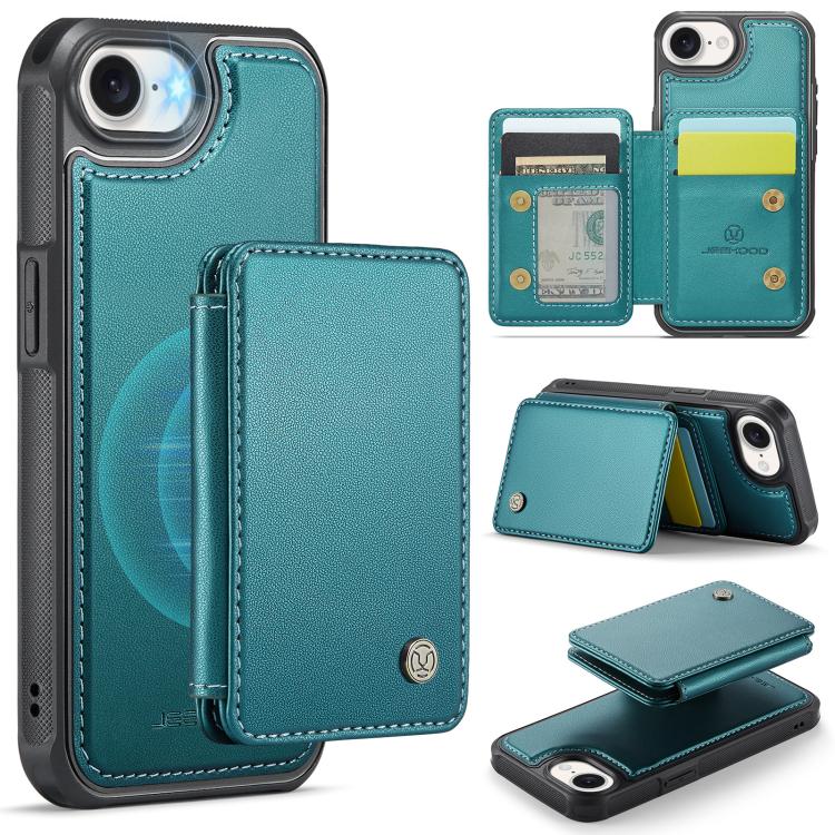 JEEHOOD J05 Business Magnetic Style RFID Leather Phone Case, For iPhone 17e / 16e, For iPhone 17 Pro Max, For iPhone 17 Pro, For iPhone 17