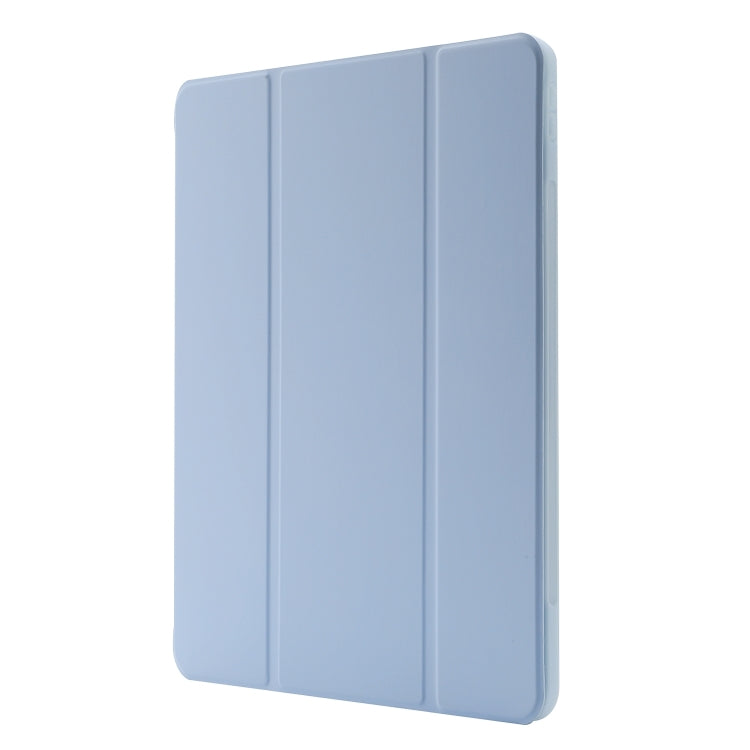 Skin Feel Tri-fold Leather Tablet Case with Pen Slot, For iPad Pro 13 2024, For iPad Pro 11 2024